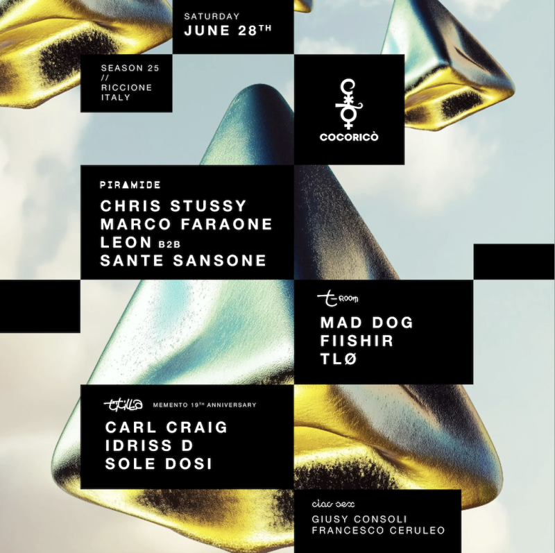 CHRIS STUSSY - MARCO FARAONE - CARL CRAIG - MAD DOG